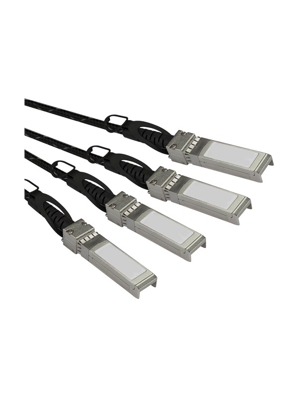 Sort Startech Com Cisco Qsfp 4sfp10g Cu5m Compatible Qsfp Breakout Cable Direct Attach Cable Black Meter - Startech.com Skabe  - 0065030874984