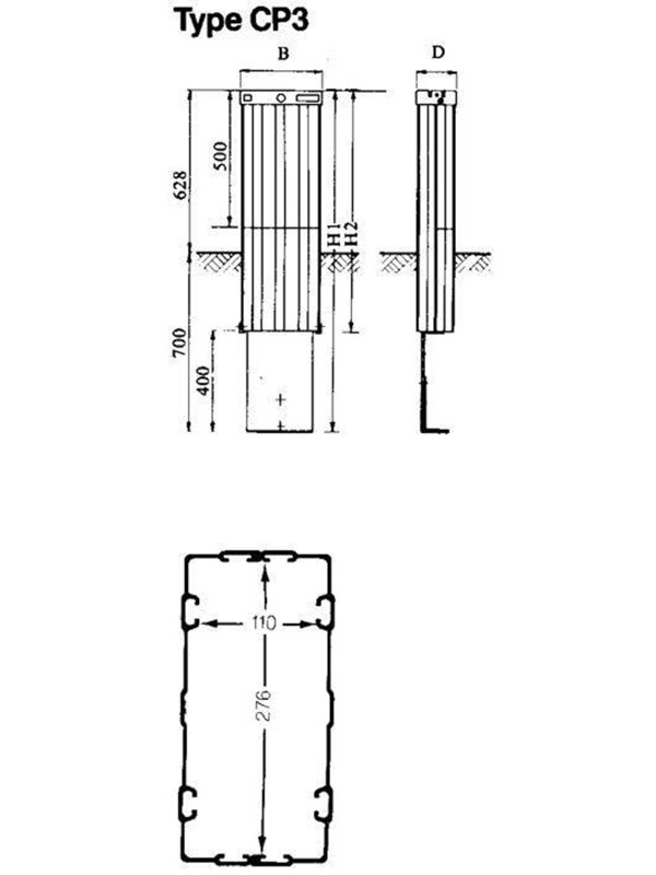 Abb Kabelfordelingsskab Cp3 Tom - Abb Skabe  - 5703510000267