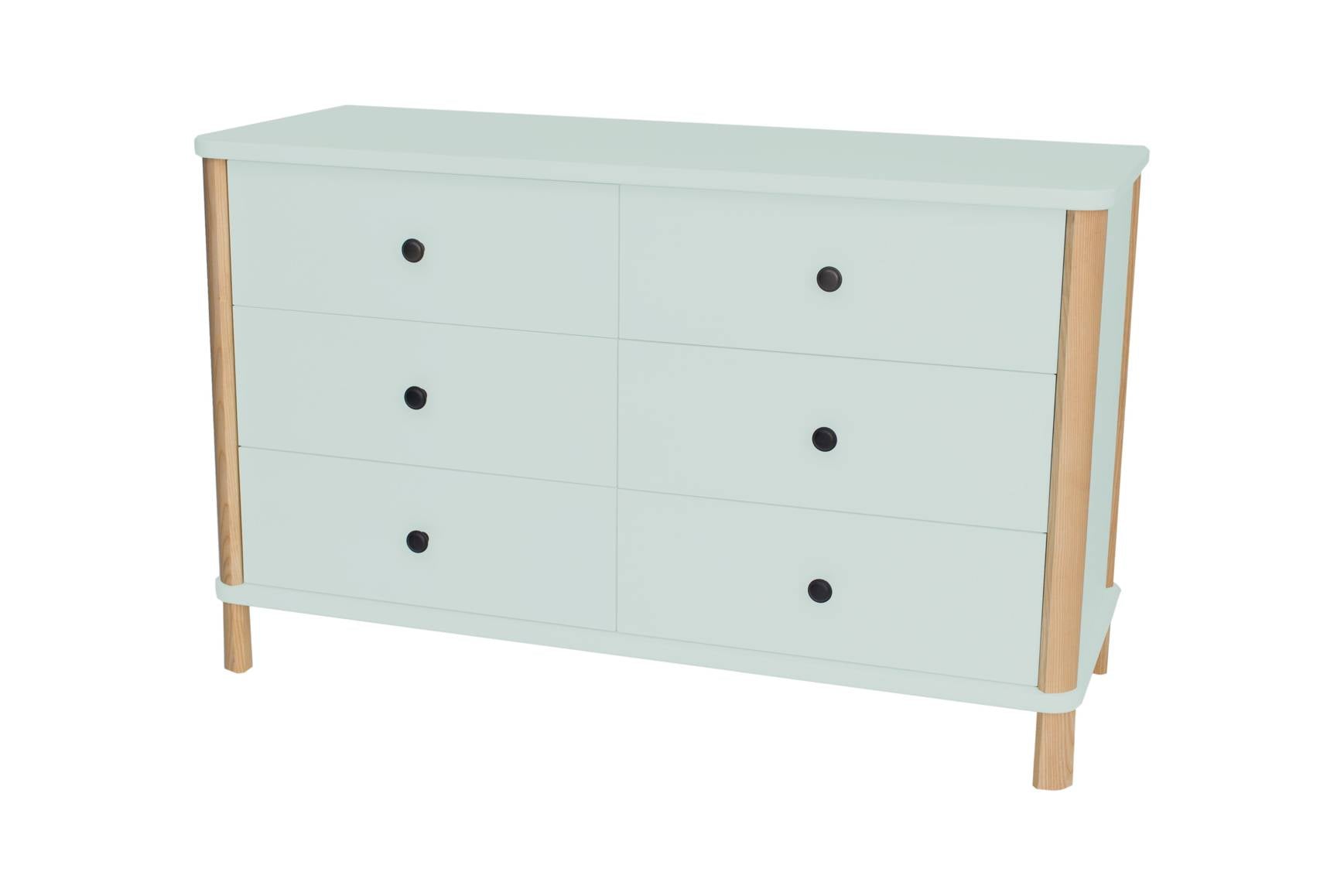 Ashme Boy Skuffe 114cm Dobbelt Kommode Fleeting Mint - Ragaba Skabe