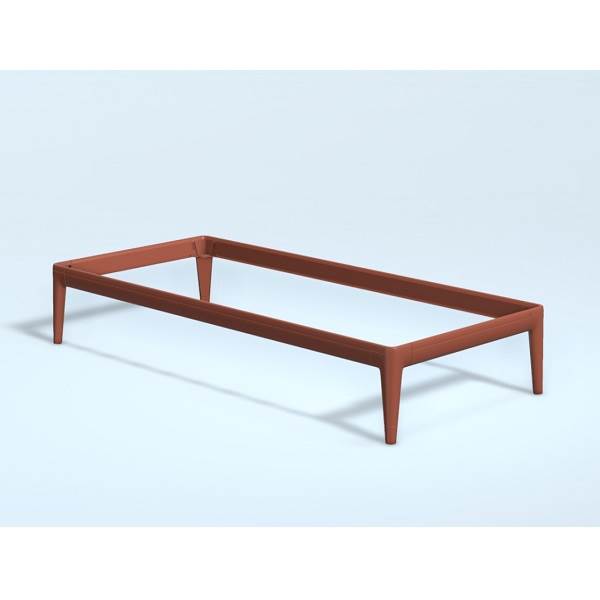 Auping Essential Dusty Red Enkeltseng - Auping Skabe