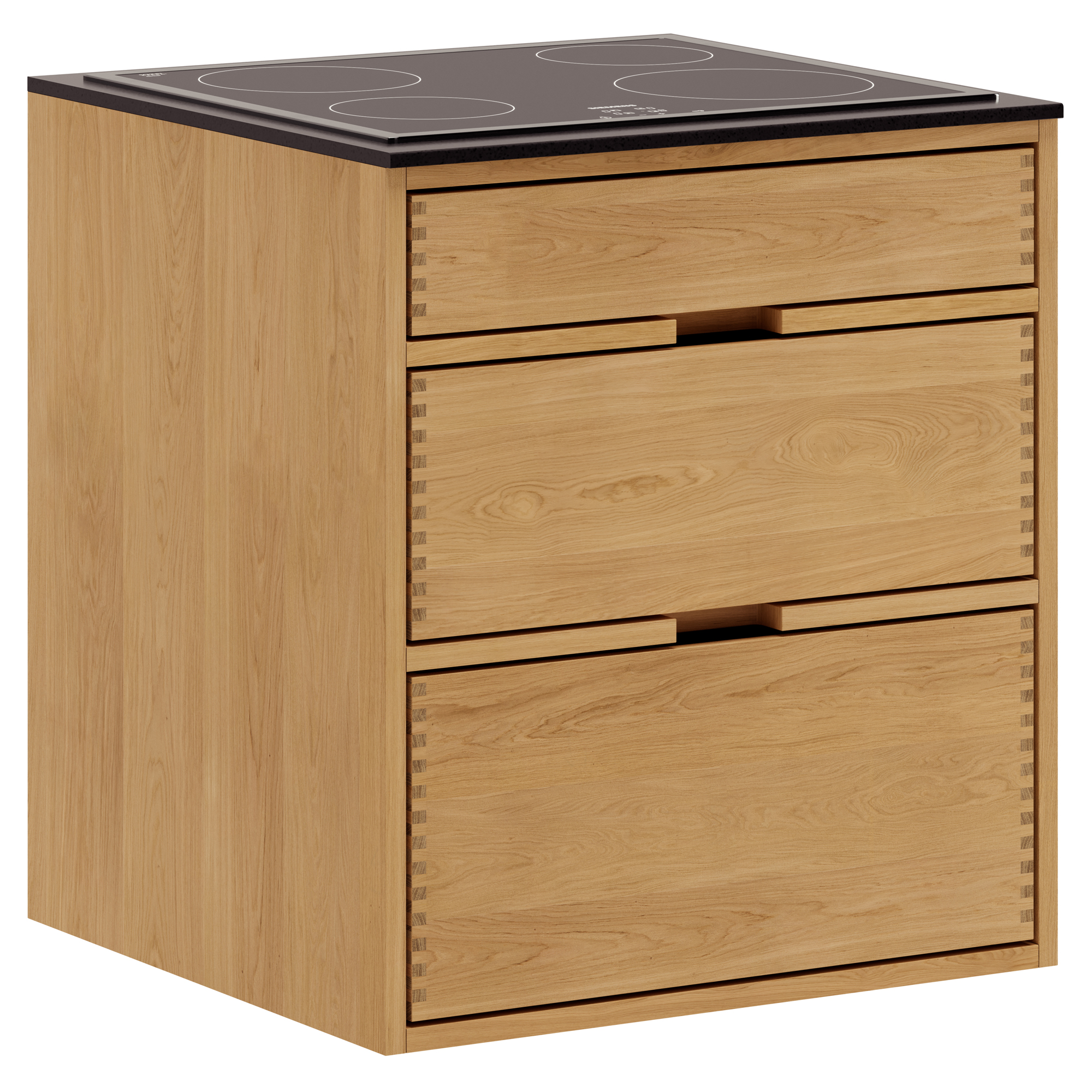 Just Wood Underskab Dybden Forberedt Til Kogeplade - Just Wood Skabe