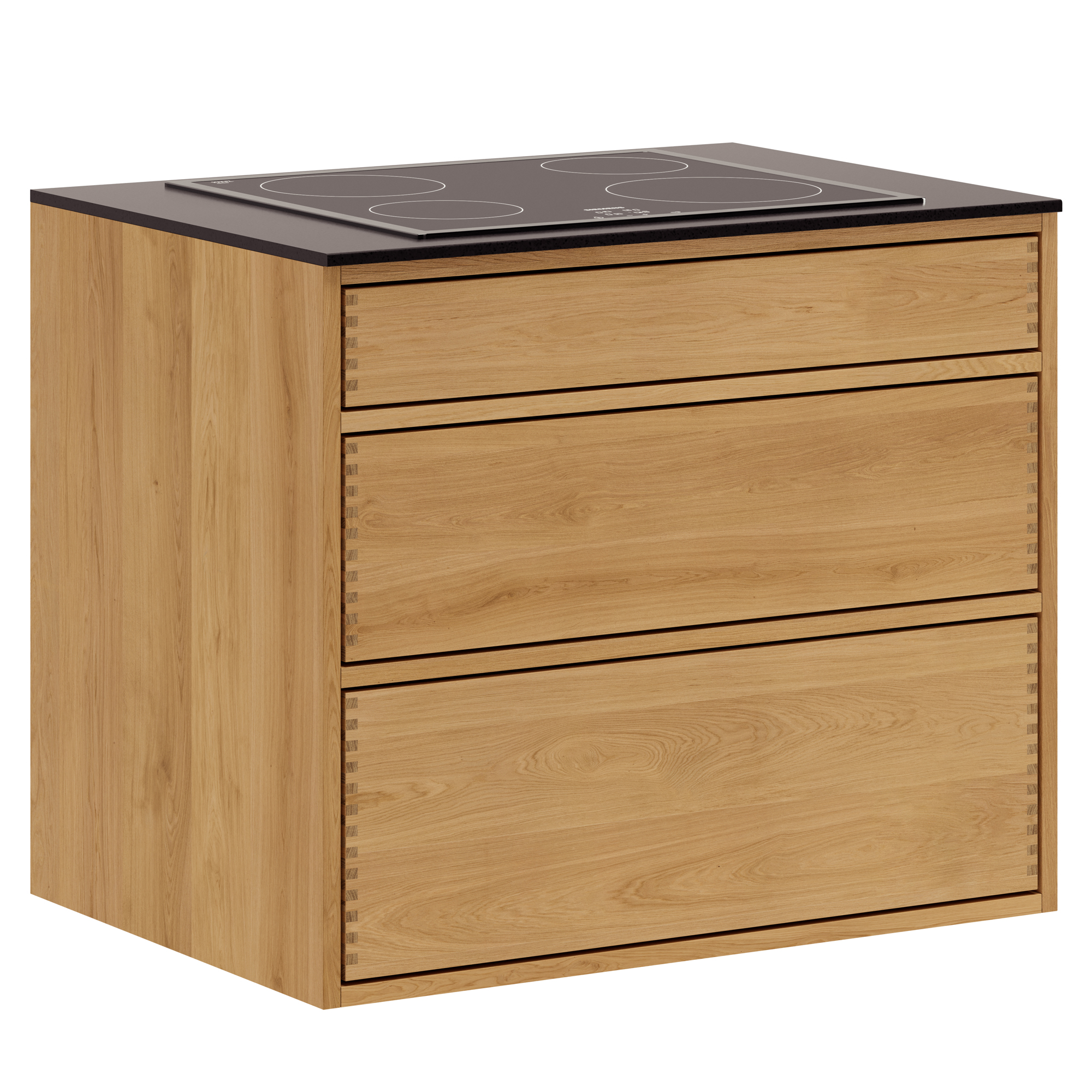 Just Wood Push Underskab Dybden Forberedt Til Kogeplade - Just Wood Skabe
