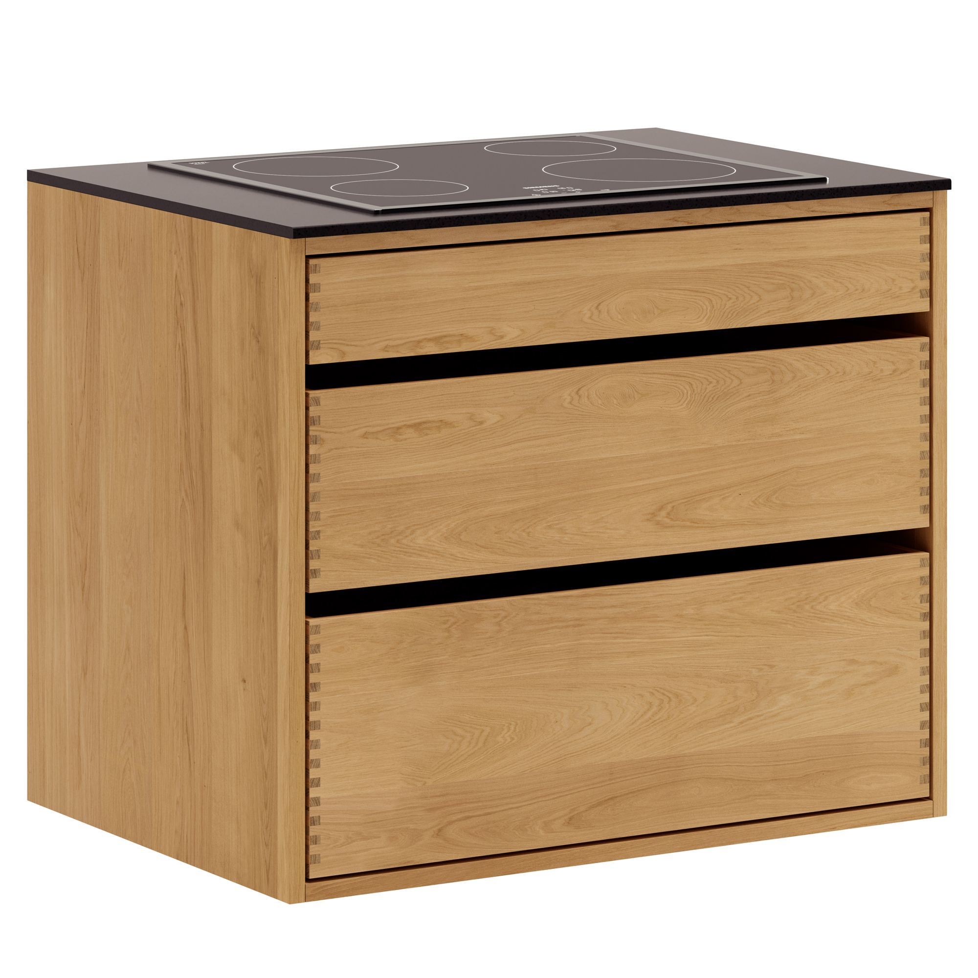 Just Wood Original Underskab Dybden Forberedt Til Kogeplade - Just Wood Skabe