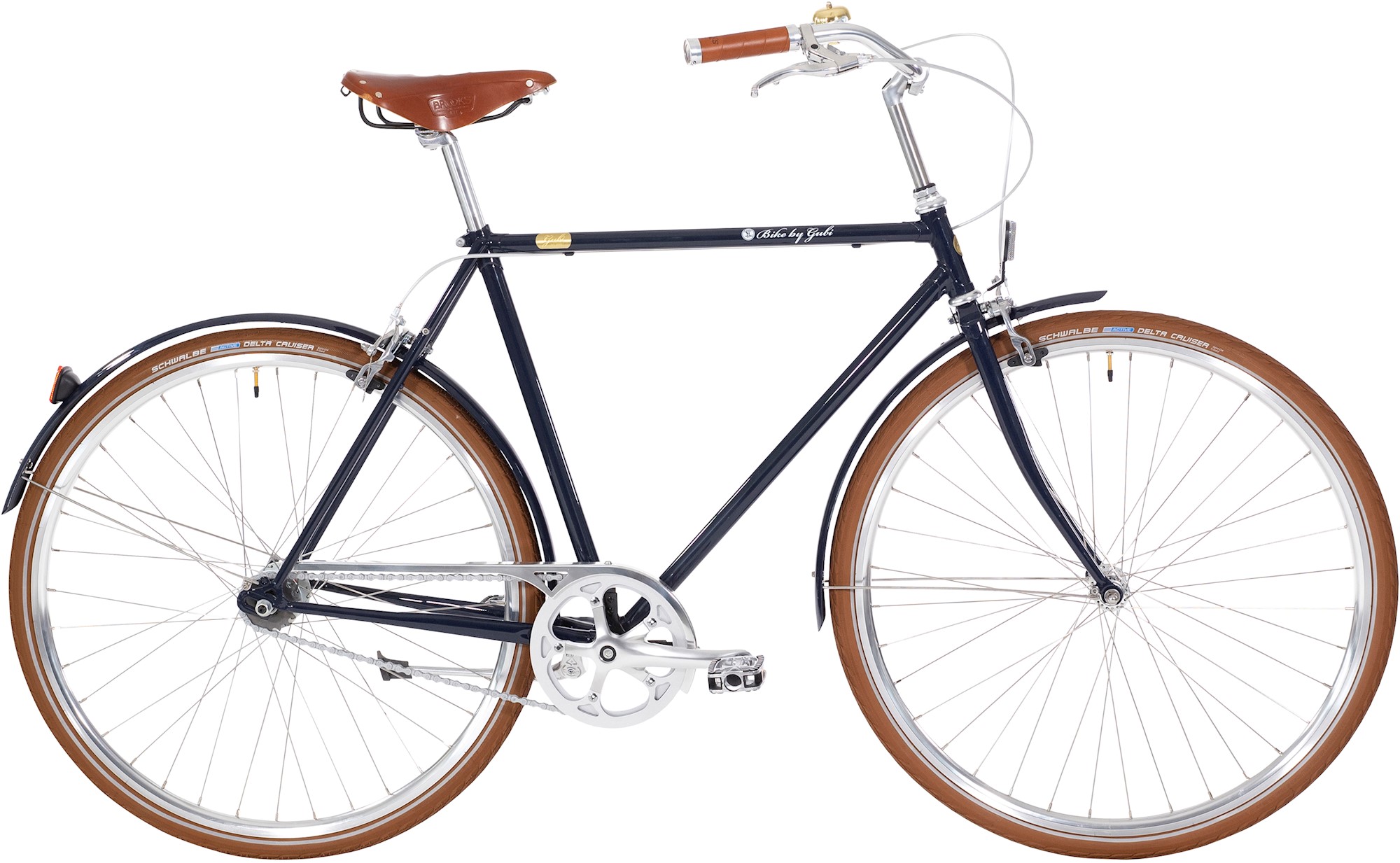 Bike Gubi Herre Fælgbremse 2023 Mørkeblå - Bike By Gubi Skabe  - 5707965297111