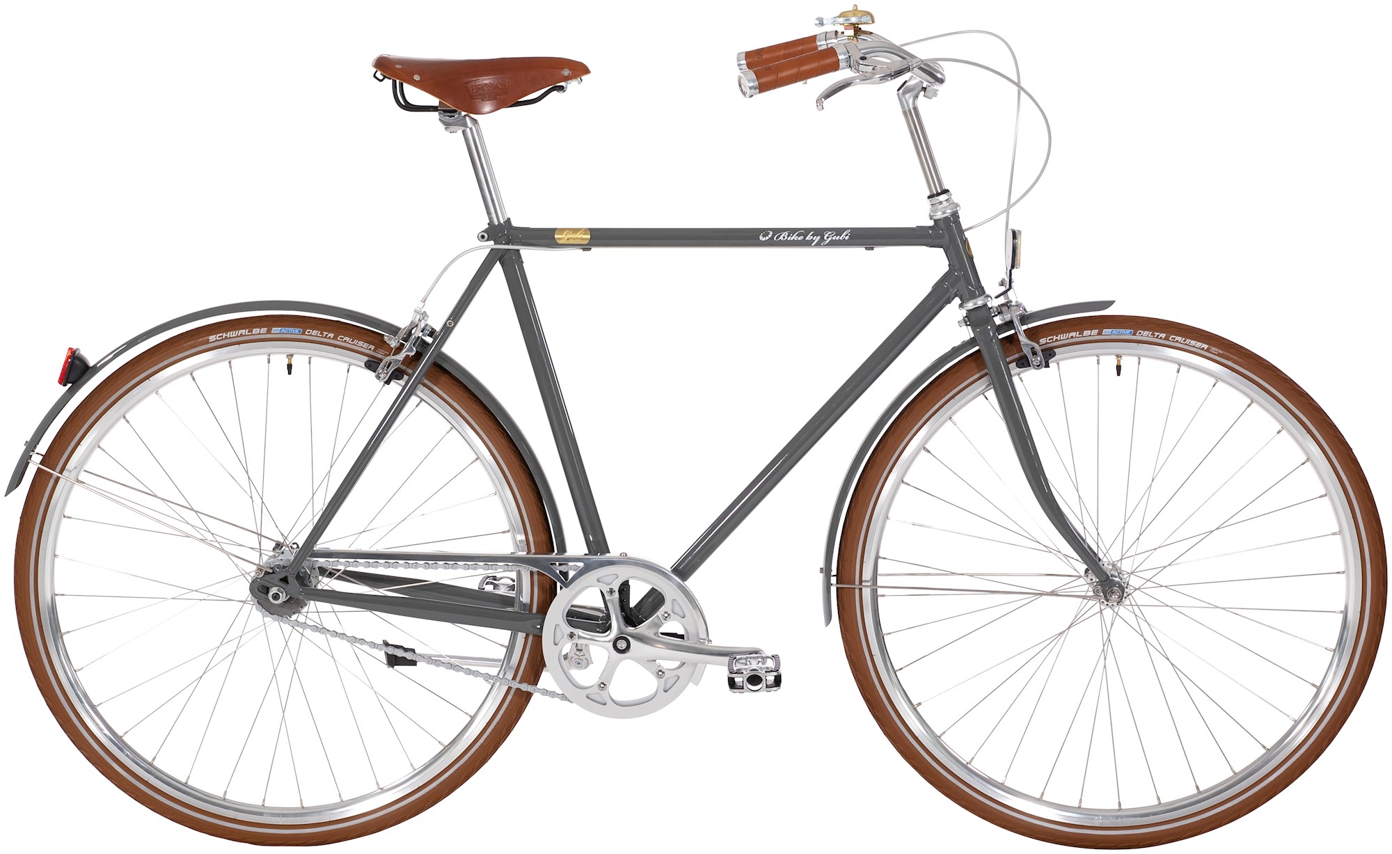 Bike Gubi Herre Fodbremse 2023 Grå - Bike By Gubi Skabe  - 5707965220133