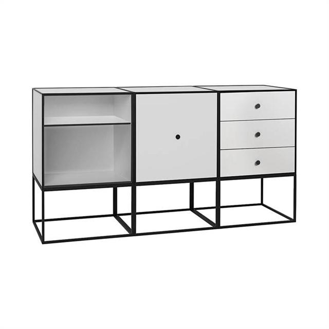 Lysegrå Audo Frame Trio Kommode - Audo Skabe  - 5709262110780