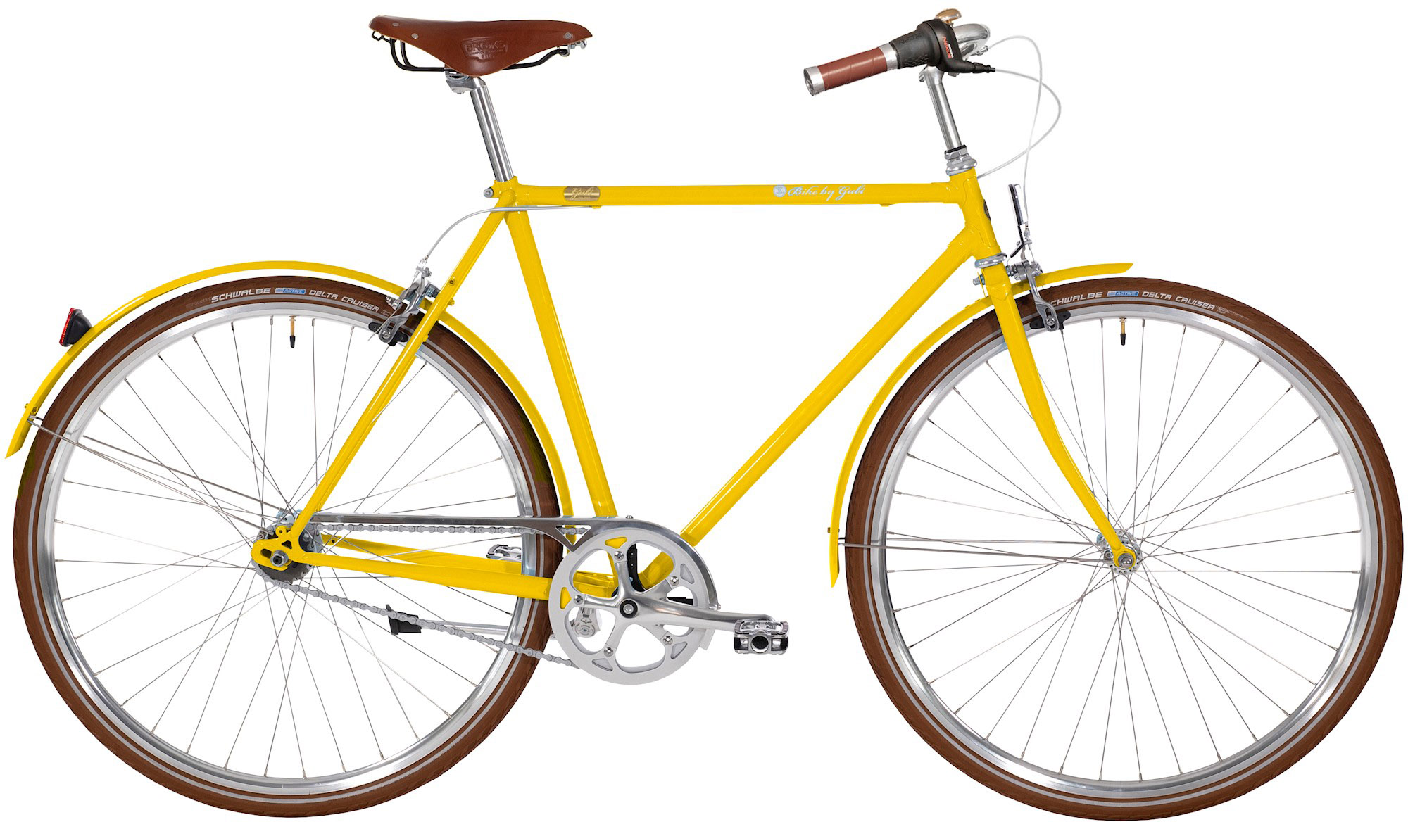 Bike Gubi Herre 2024 Gul - Bike By Gubi Skabe  - 5707965316546