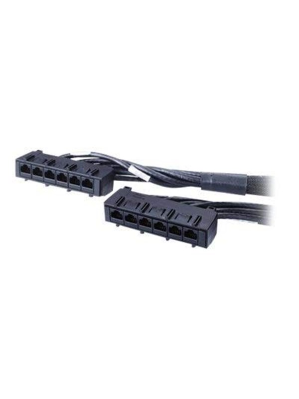 Sort Apc Data Distribution Cable Network Cable Black Meter - Apc Skabe  - 0731304252481