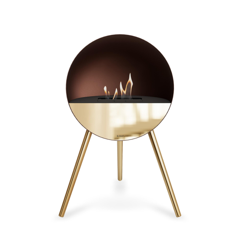 Sort Mocca Biopejs Eye Rose Gold Front Ben Røget - Le Feu Skabe  - 5713958023988