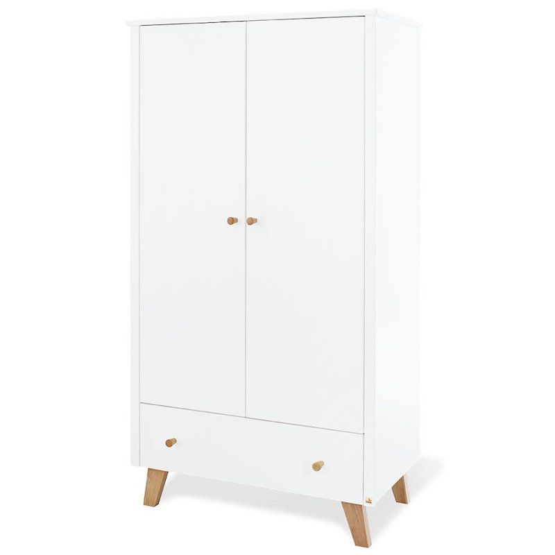 Hvid T Garderobeskab Træ 100x56x185 - Pinolino Skabe  - 4035769043926