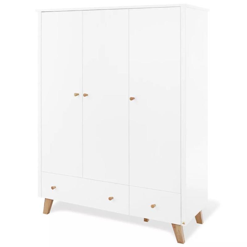 Stort Garderobeskab Træ 145x56x185 - Pinolino Skabe  - 4035769043933